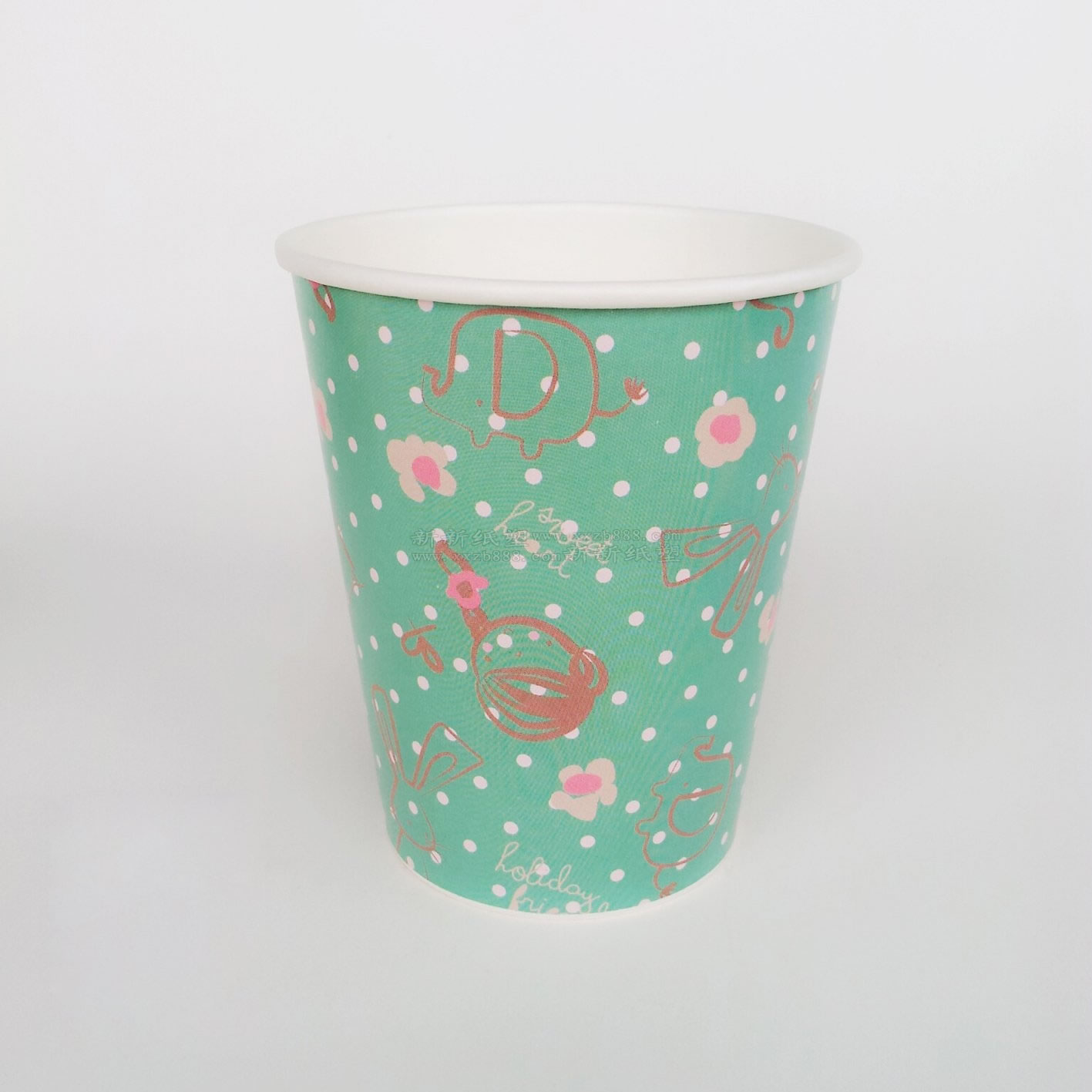 8盎司CAFE真空貼面紙杯